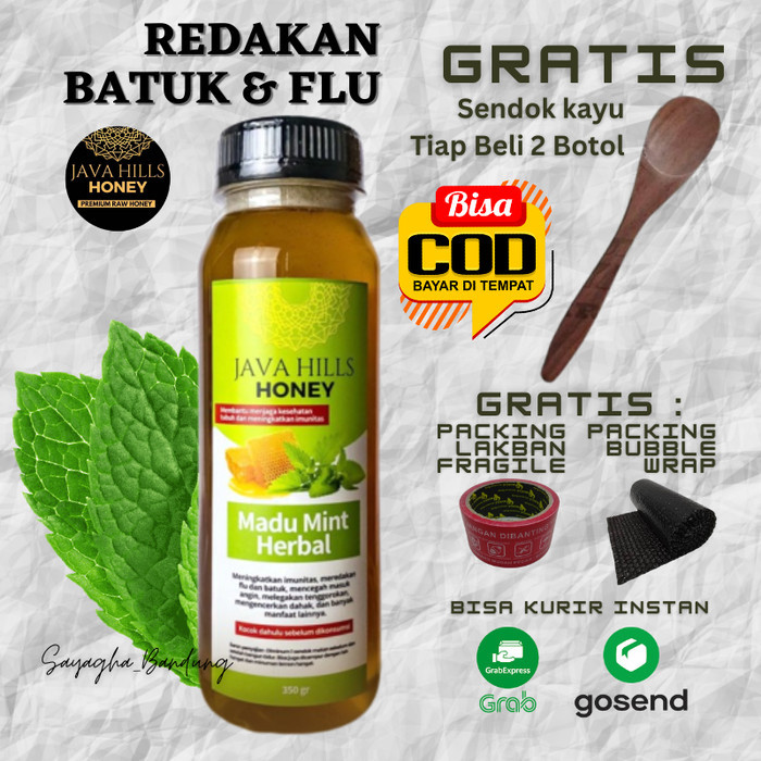 

Terlaris Madu Batuk Mint java hills 350gr SALE