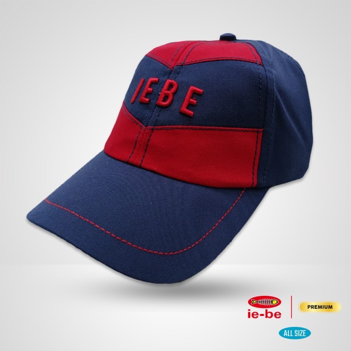 [TERMURAH DI SHOPEE] Topi Pria IEBE Casual K9AI 8021 - NAVY Q3J44