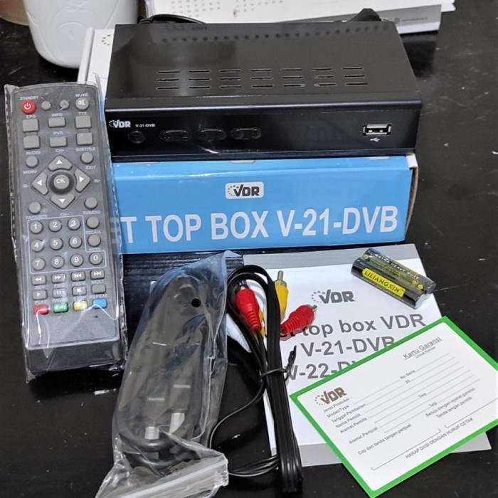 +++++] VDR DVB T2 Set Top Box Digital TV Receiver Full HD STB Penerima Siaran