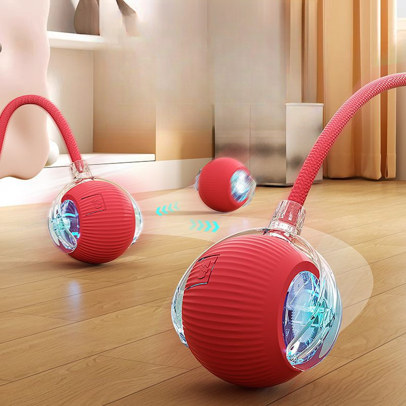 Dog Toy Automatic Dog Walking Ball Pet Puppy Jumping Ball Artifact