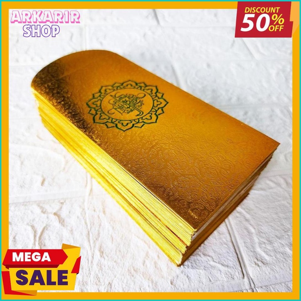 

[10 Pcs ] Amplop / Angpau Lebaran Embos Kaligrafi Mewah Dan Executive Ukuran Panjang (Order Sebelum Ketinggalan)