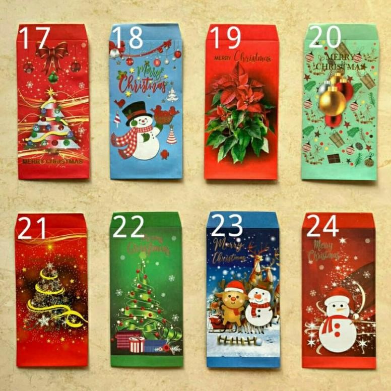 

Amplop Natal Isi 10 / Angpau Natal Isi 10 / Amplop Merry Christmas / Angpau Merry Christmas (Lagi Diskon)