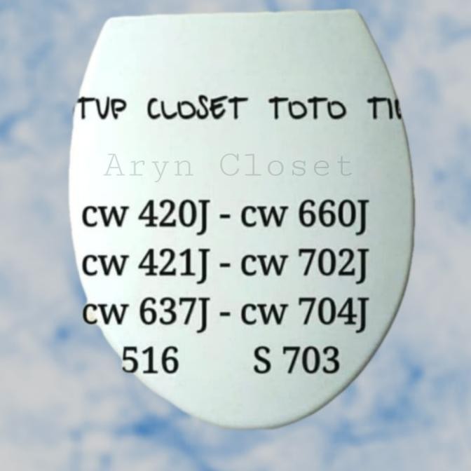 TERBARU - Tutup closet Duduk / Cover Closet / untuk Toto