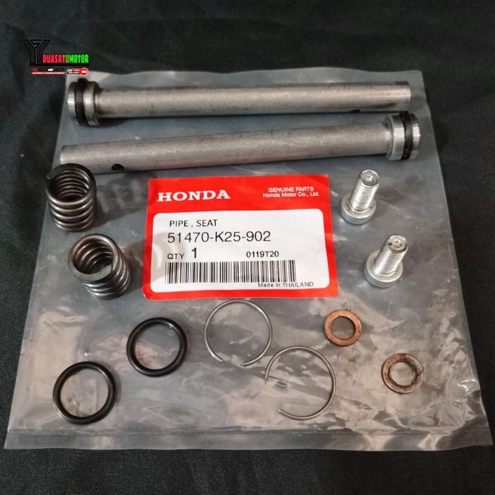 Suling Shock Assy Depan Pipa Shock Bawah Assy Original Ahm Honda 5170-K25-902 Made In Thailand, Beat