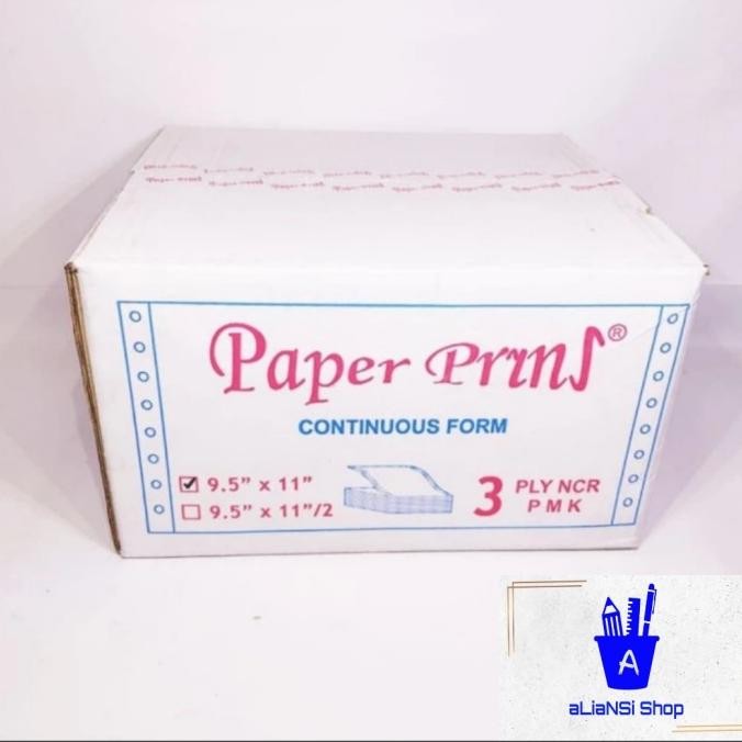 

TERMURAH - Continuous Form 9,5" x 11" (3 PLY) - merk PAPERPRYNS