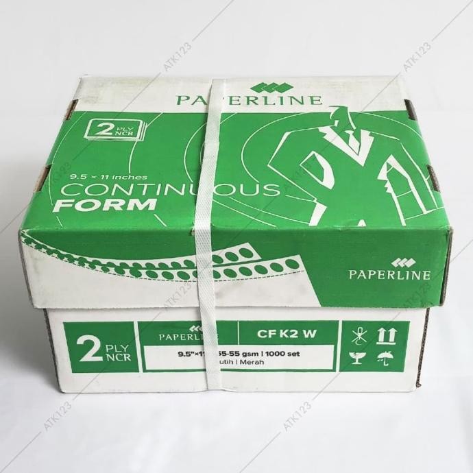 

Continuous Form Paperline 2 Ply Warna 9 1/2 x 11 in (K2 W)
