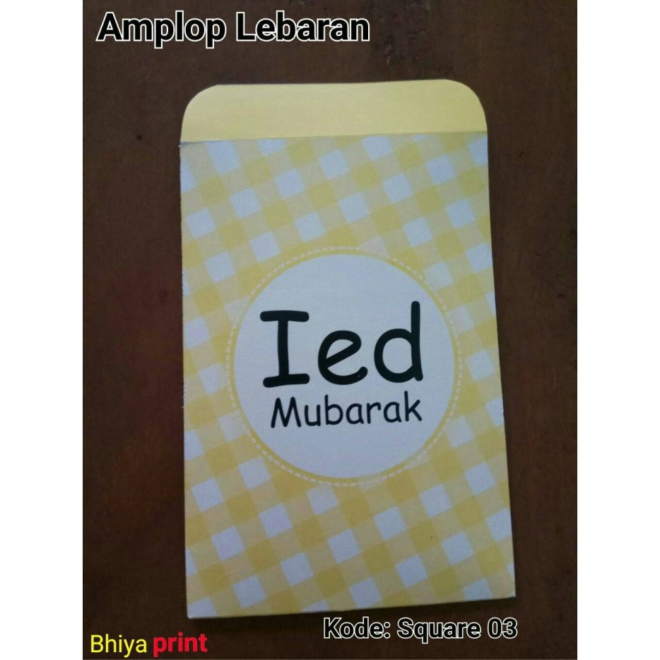 

New Arrival Amplop Lebaran Square Qlh