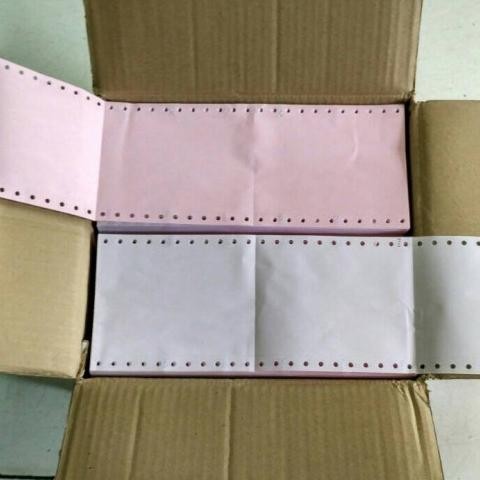Continuous form 2 ply bagi 4 Depaper wartel