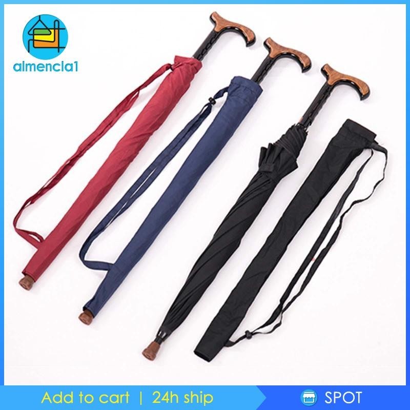 [Almencla1] Tongkat Jalan Payung Tongkat Jalan Payung untuk Menggantung Hujan |I50bx47G|