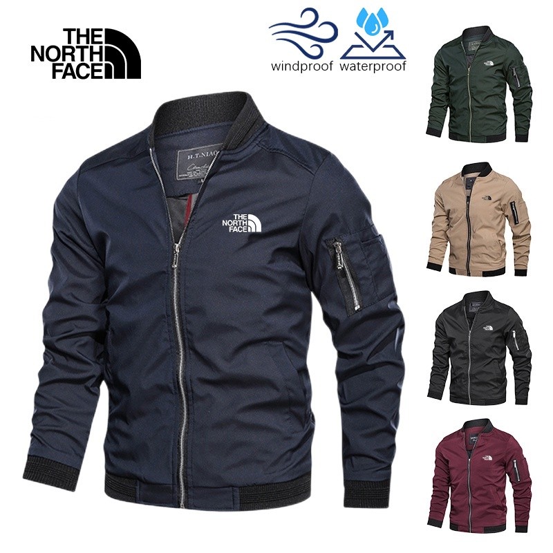 Jaket Pria TNF Jaket Anti Angin Sepeda Motor Tahan Air Jaket Jaket Bomber Rider Berkualitas Baik Ker