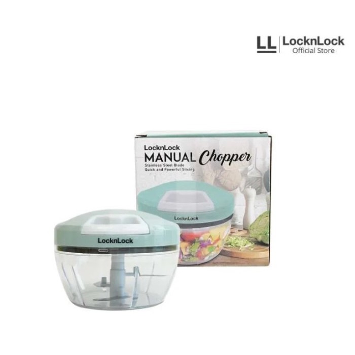 PROMO LocknLock Exclusive Ring Quick Chopper 400ml 650ml 180ml lock n lock - 500ML MINT