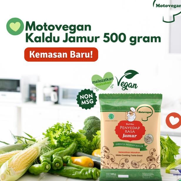 

Motovegan Aldu Jamur Yedap Raa Tanpa Mg Gram