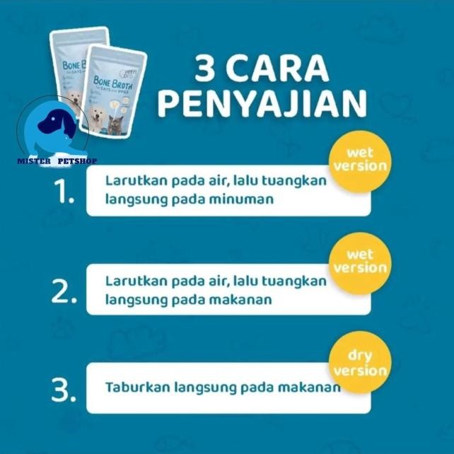 

Vetripro Vitan Ucing Anjing Aldu Tulang Ayam Bone Broth Chien