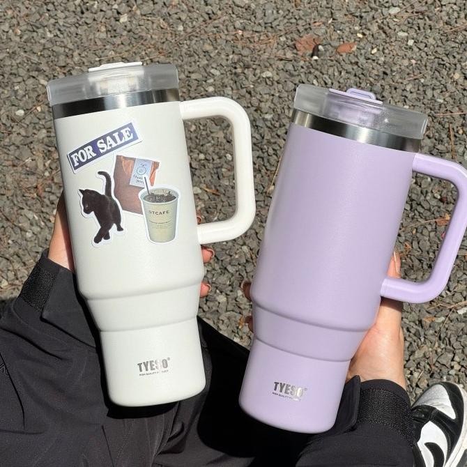 tyeso tumbler gagang stainless 1200ml / tumbler tyeso ukuran besar / tyeso tumbler handle portable t