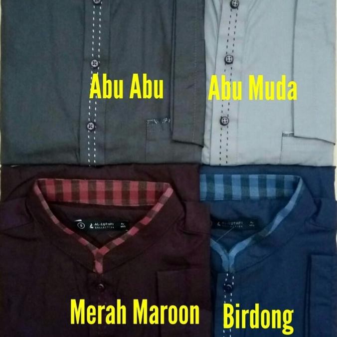 Promo Kurta/ Baju koko Pakistan Al-Luthfi Lengan Pendek LDP-4 COD