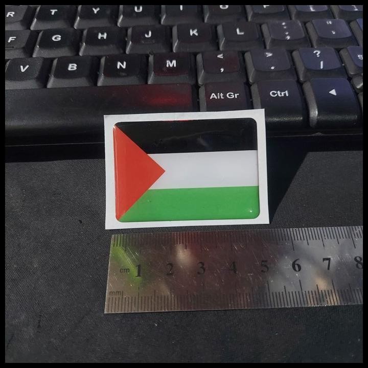 

TERBARU STICKER RESIN TIMBUL PALESTINA KECIL 3D BENDERA PALESTINE FLAG