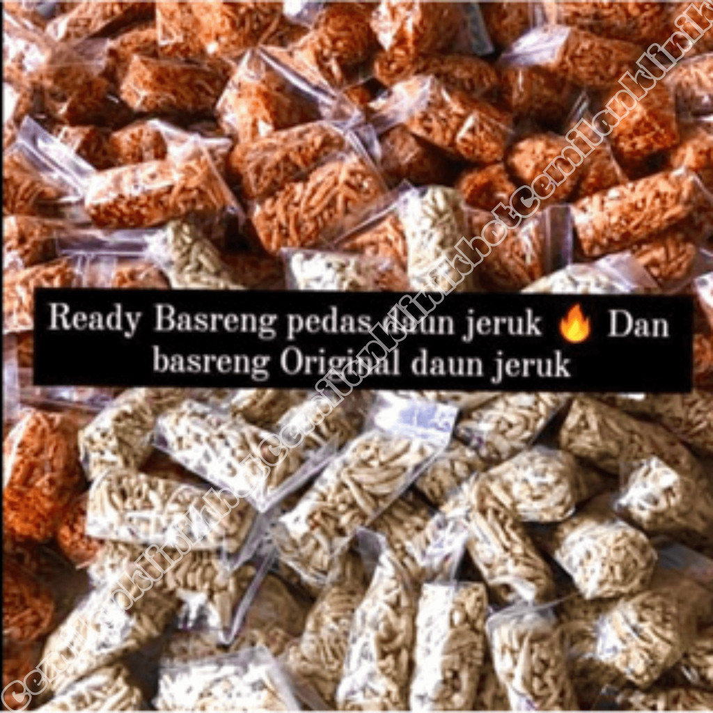 

(UNTUK DIJUAL LAGI) Basreng Pedas Daun jeruk isi 10pcs / 50gr