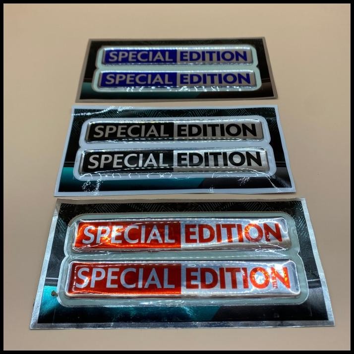 

DISKON STICKER EMBLEM STIKER SPECIAL EDITION STIKER TIMBUL 12CM ISI 2 !!!!!