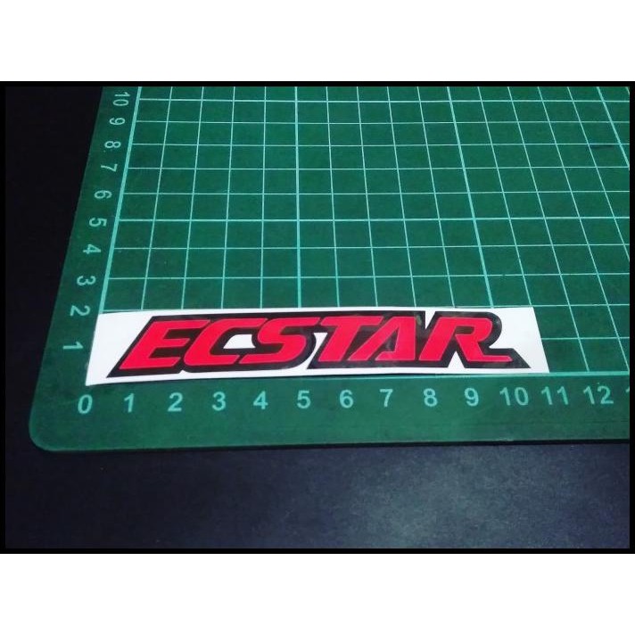 

DISKON CUTTING STICKER ECSTAR MERAH FLUO 11X2CM !!!!!