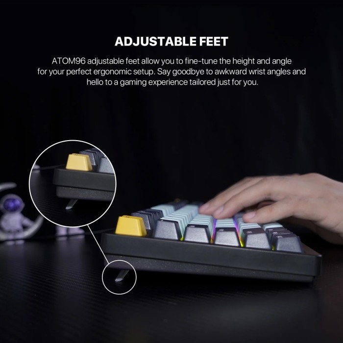 Onlyone Fantech Keyboard Mechanical ATOM96 MK890V2