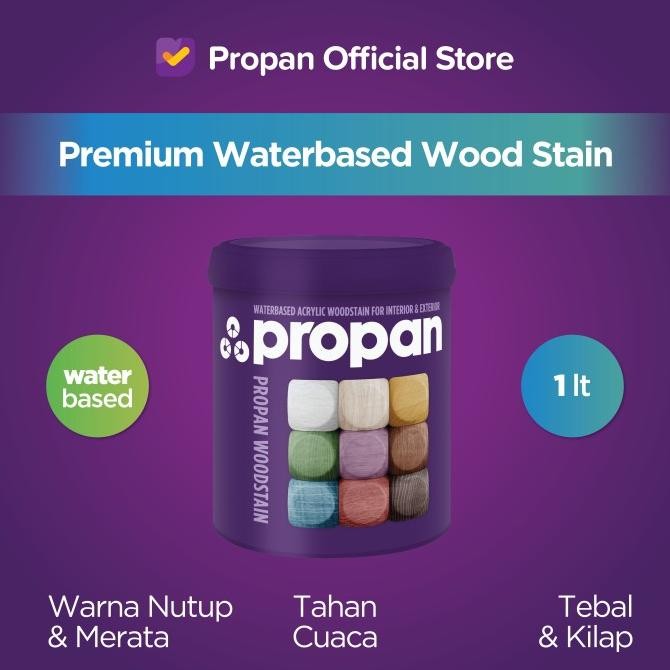 

PROPAN WOODSTAIN CLEAR DOF - 1L CAT KAYU WATERBASED ORIGINAL