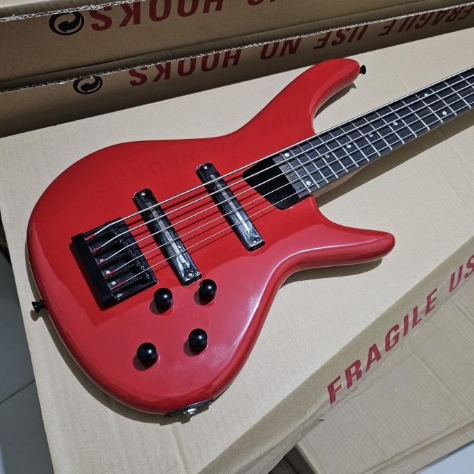 Produk Baru Gitar Bass Ibanez Sdgr 5 String Merah New