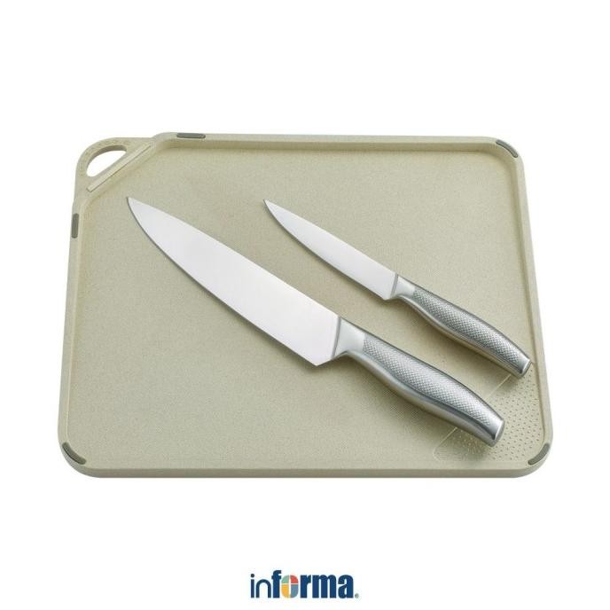 

Berkualitas Informa - Cooking Color Set 3 Pcs Morgan Pisau & Talenan