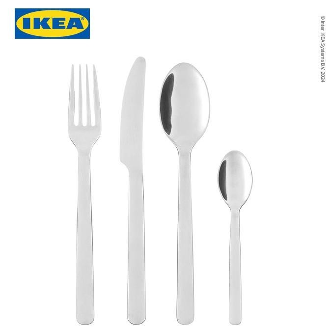 

Berkualitas 365+ Set Peralatan Makan Sendok Garpu Pisau Isi 24pcs