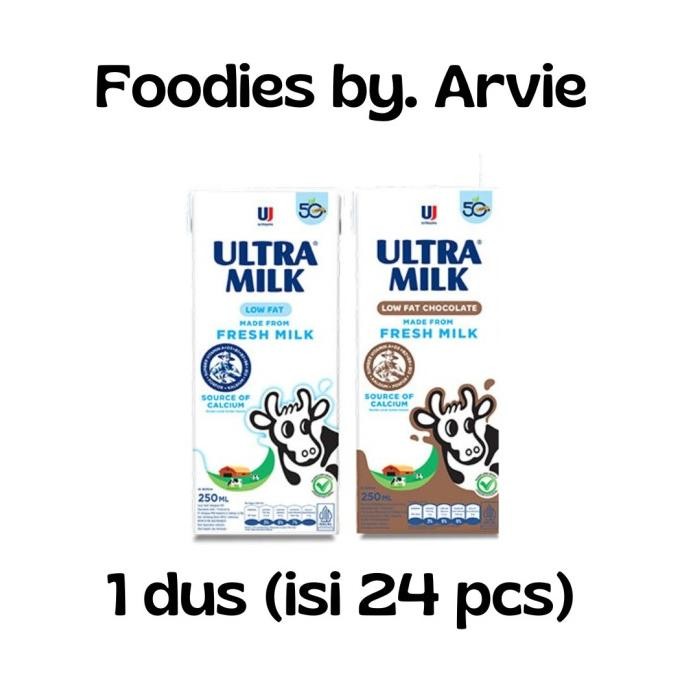 

Terlaris Susu Ultra Milk Low Fat 250Ml Dus Bisa Mix Variant (Grosir) Ready Stok