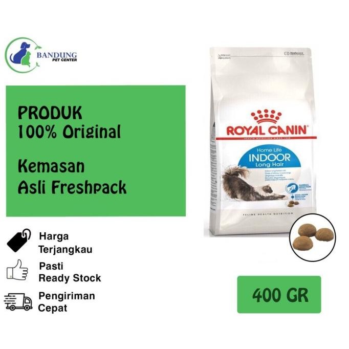 

ROYAL CANIN INDOOR CAT LONG HAIR 400GR - PRICE ORIGINAL
