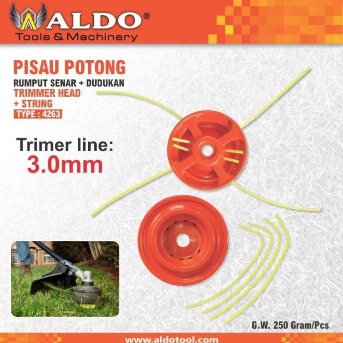 

Berkualitas PISAU POTONG RUMPUT SENAR + DUDUKAN 4263 ALDO