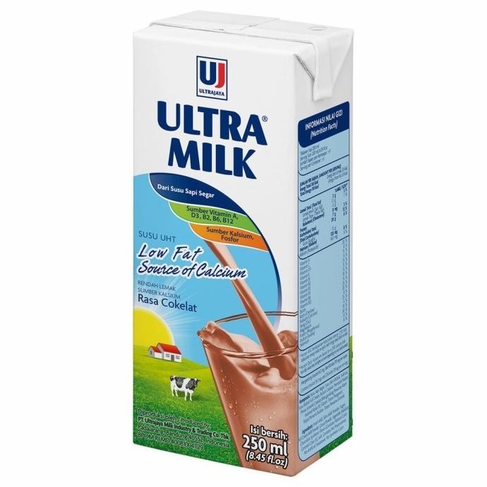 

Terlaris Susu Ultra Milk Low Fat 250 Ml 1 Dus Isi 24Pcs Free Bubble Wrap Ready Stok