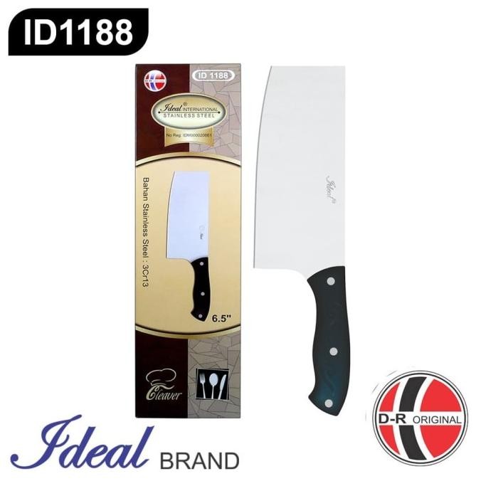 

Berkualitas IDEAL ID1188 Pisau Golok / Cleaver Knife Stainless Steel