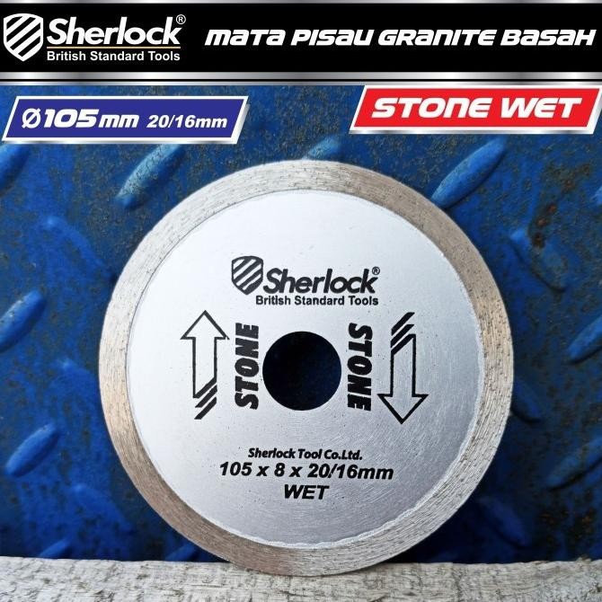 

Berkualitas Diamond Wheel (Wet 4") Sherlock Mata Pisau Potong Granite Basah Stone