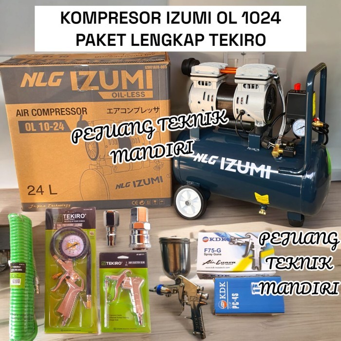 paling diminati] IZUMI OL 1024 KOMPRESOR ANGIN 24L / AIR COMPRESOR 1HP IZUMI OL1024