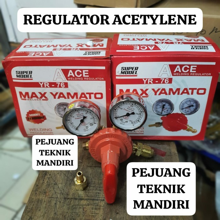 }}}}}}] REGULATOR LAS ACETYLENE YAMATO / REGULATOR ACETYLENE / ASETILIN YAMATO