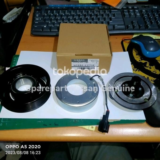 ori - livina 1.5 evalia magnet clutch kompresor compresor ac oem nissan