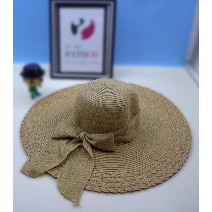 TOPI PANTAI LIBURAN WANITA MARWAH IMPORT DEWASA