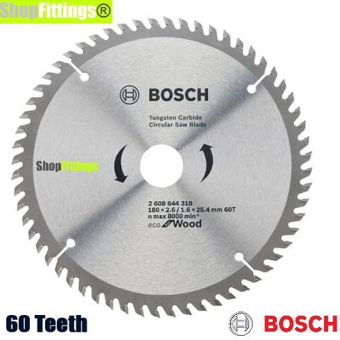 

Berkualitas Bosch Mata Potong Kayu 7" X 60T Circular Saw Blade Pisau Gergaji Eco