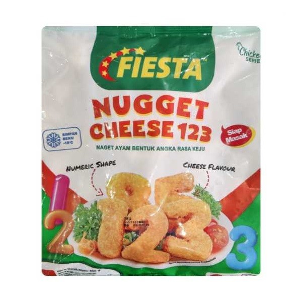 

FIESTA CHICKEN NUGGET CHEESE 123 400 GR