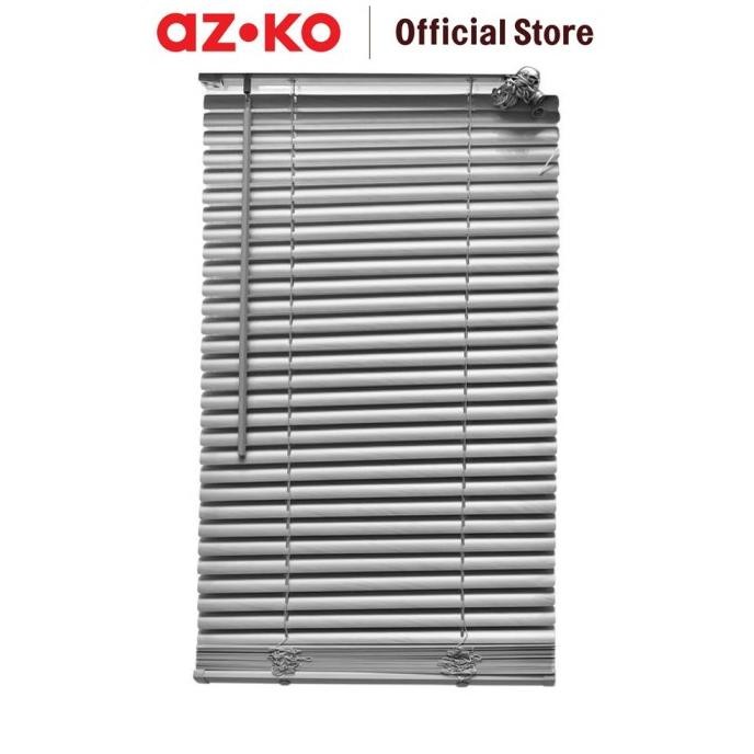 Baru Azko Forhom 60X180 Cm Venetian Blind Aluminium - Silver