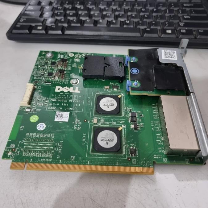 Dell Y950P I/O Riser Board For PowerEdge R910 4-Port Network 2-Port