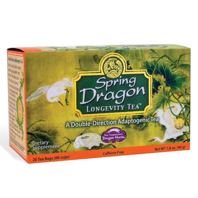 

Dragon Herbs Spring Dragon Longevity Tea Caffeine Free 20 Tea Bags