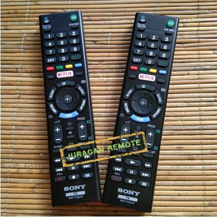 REMOTE CONTROL TV REMOT TV SONY BRAVIA NETFLIX RMT-TX201P TX200P ORI