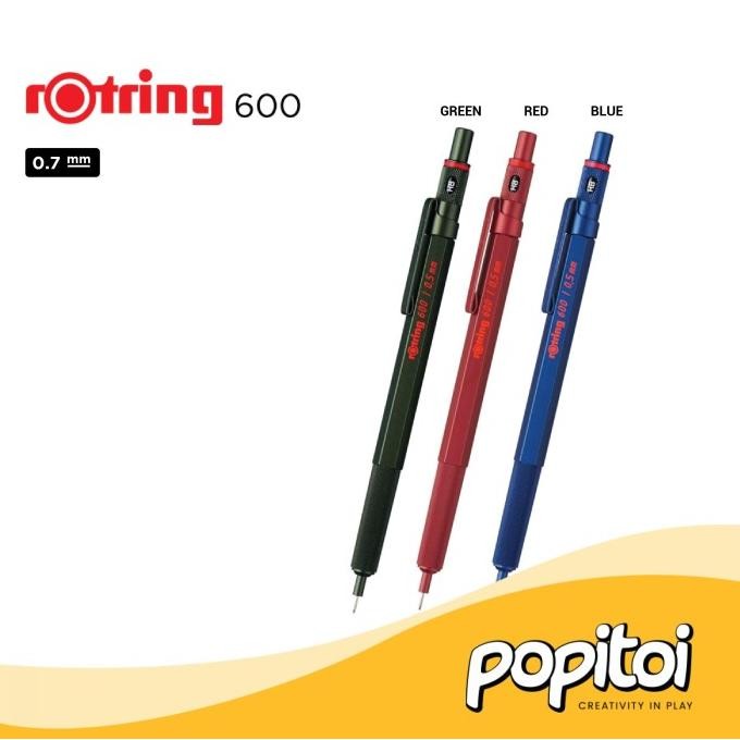 

Rotring 600 Mechanical Drafting Pencil 0.5 0.7 mm Pensil Mekanik