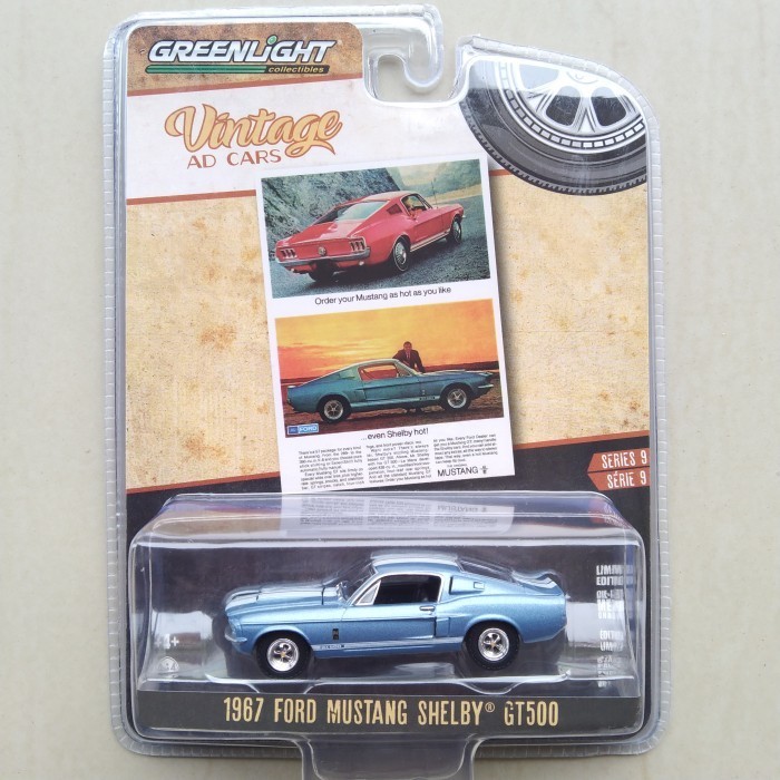 Greenlight 1967 Ford Mustang Shelby GT500 Vintage Not Johnny Lightning