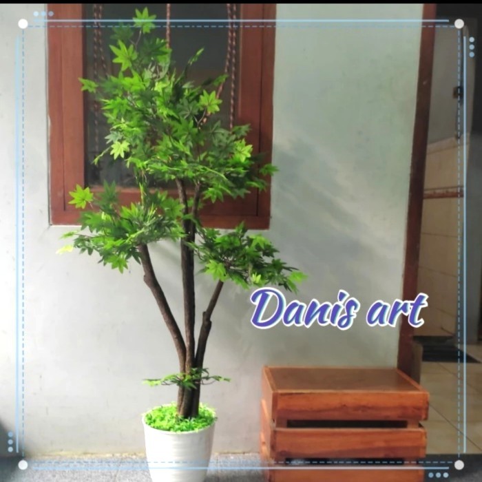 Pohon Maple/ Bonsai Pendek/ Pohon Palsu/ Bonsai Plastik Diskon