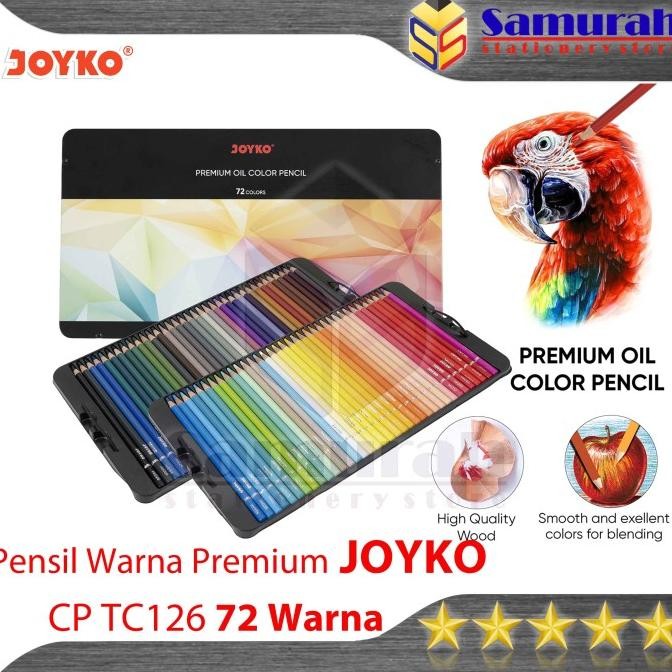 

PENSIL WARNA JOYKO CP TC126 72 WARNA / PREMIUM OIL CP-TC126-72 COLOURS