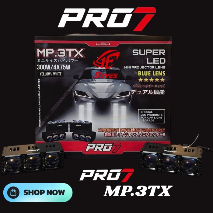 PRO7 MP3TX SuperNova Triple Lens Mini Projector