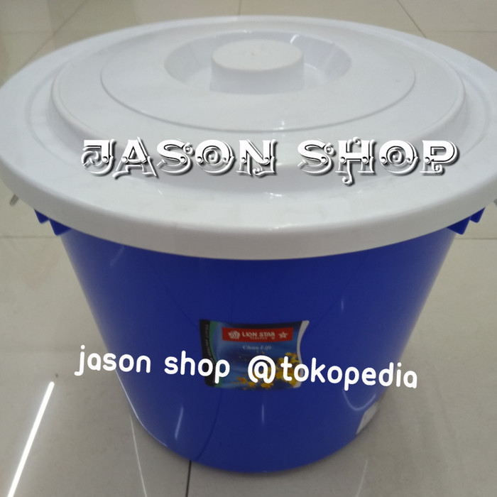 Ember plastik lion star PC-9 38 liter (+tutup)/Ember besar lion star